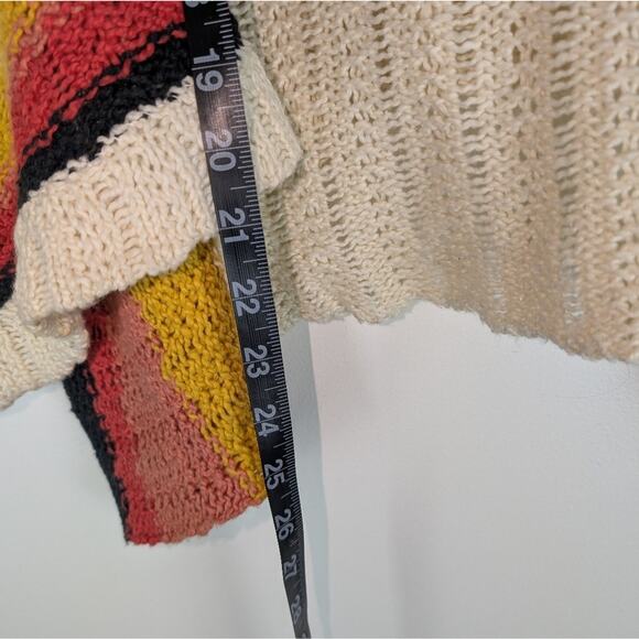 Anthropology By Together oversized open knit sweater medium - Picture 3 of 8